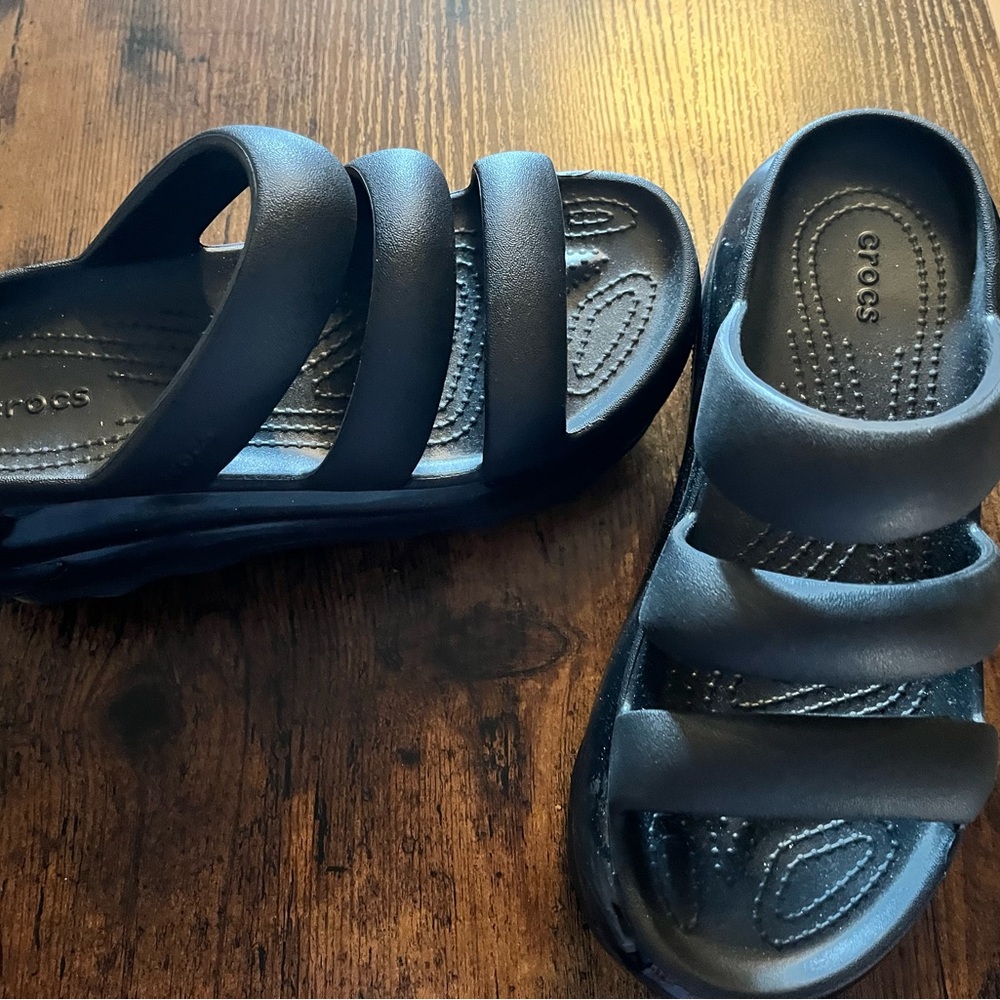 CROCS Kids Black Sandals